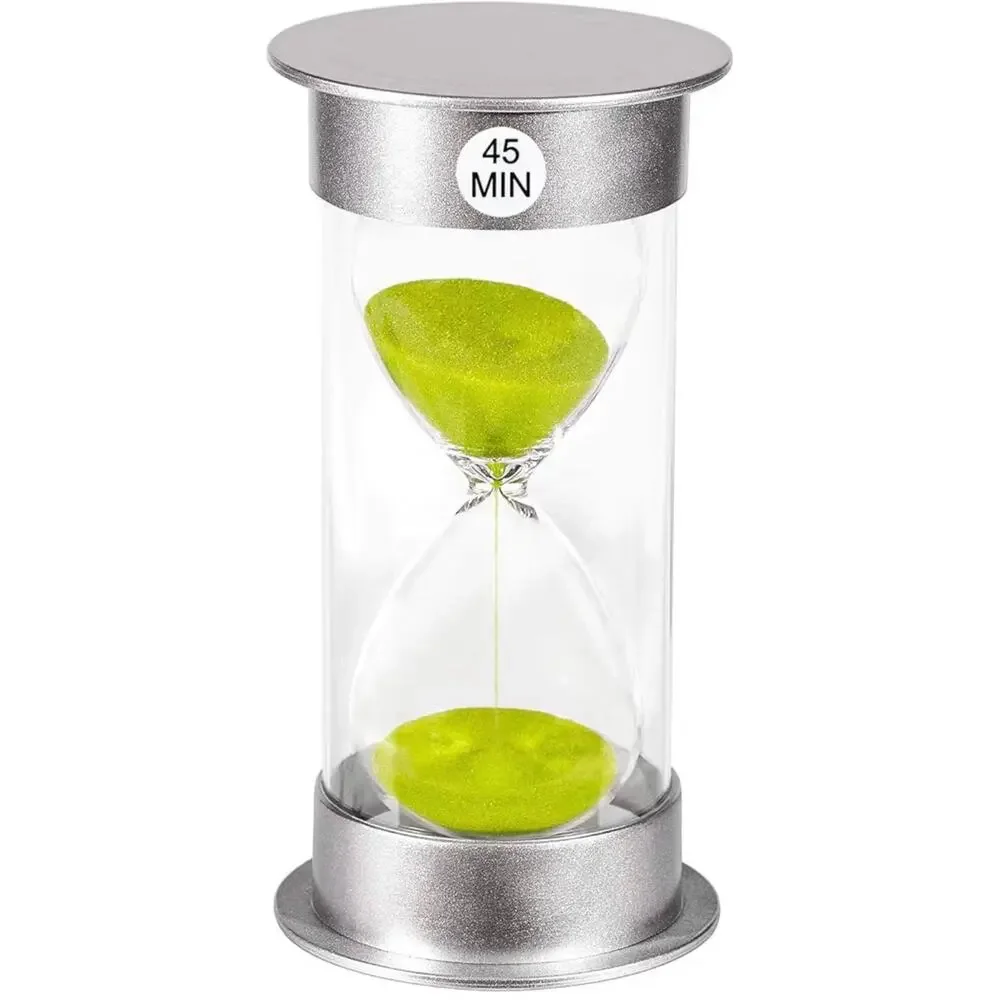 SuLiao 45 Minute Hourglass Timer Green Sand Large Visual Classroom & Study Timer